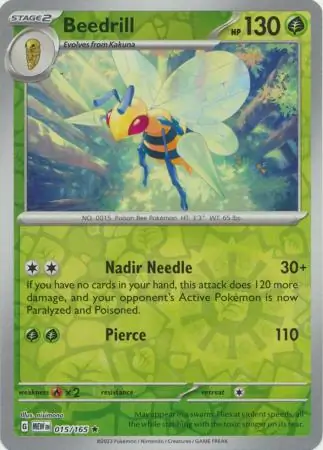 Beedrill, catalogue front