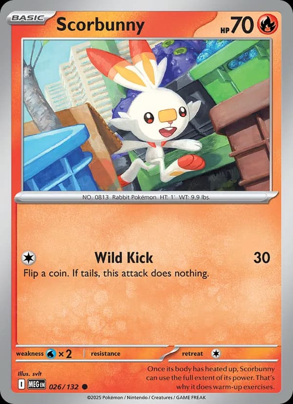 Scorbunny, catalogue front