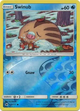Swinub, catalogue front