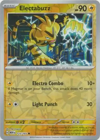 Electabuzz, catalogue front