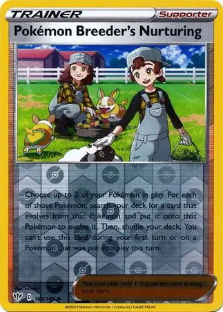 Pokémon Breeder's Nurturing, catalogue front