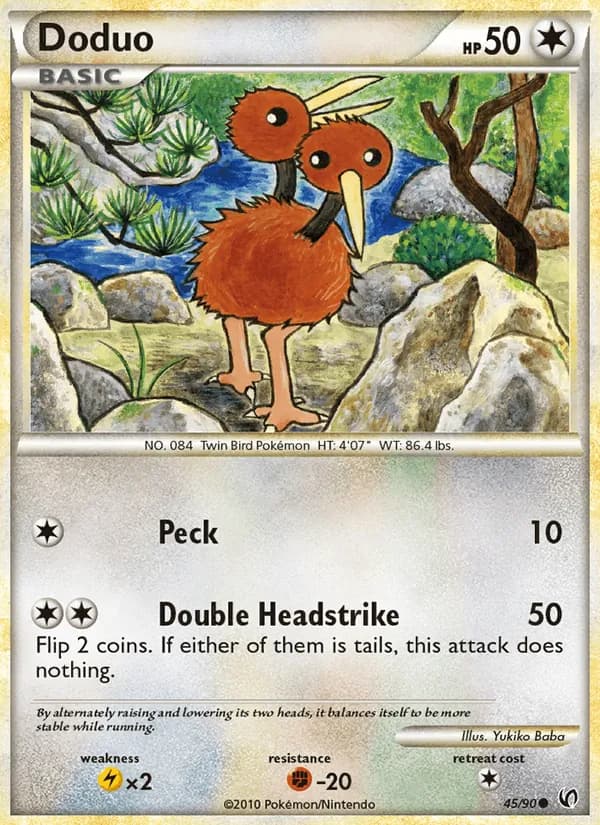 Doduo, catalogue front