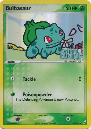 Bulbasaur, catalogue front