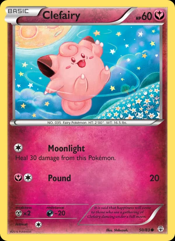 Clefairy, catalogue front