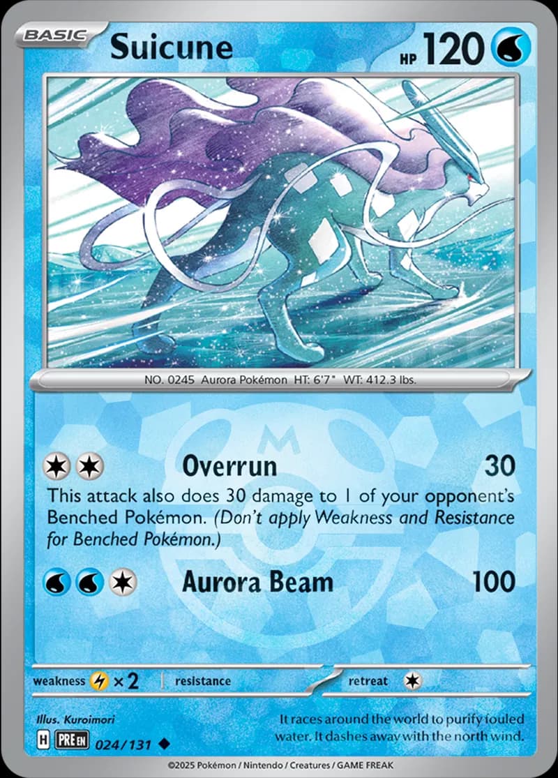 Suicune, catalogue front