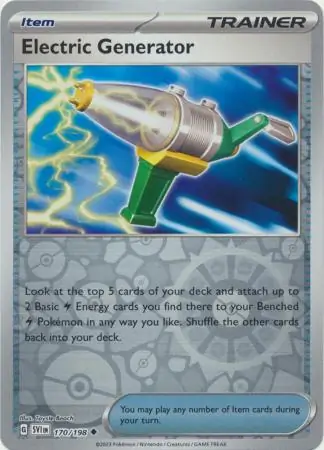 Electric Generator, catalogue front