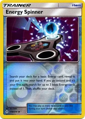 Energy Spinner, catalogue front