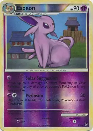 Espeon, catalogue front