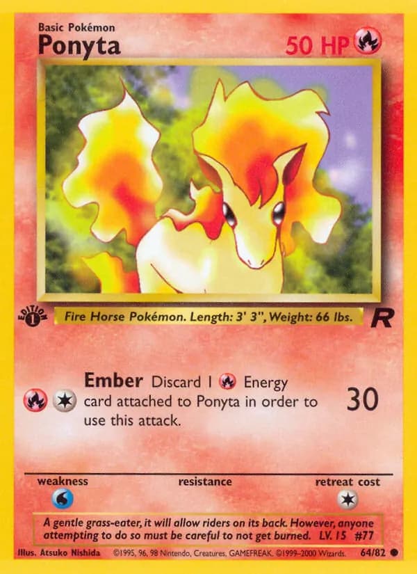 Ponyta, catalogue front