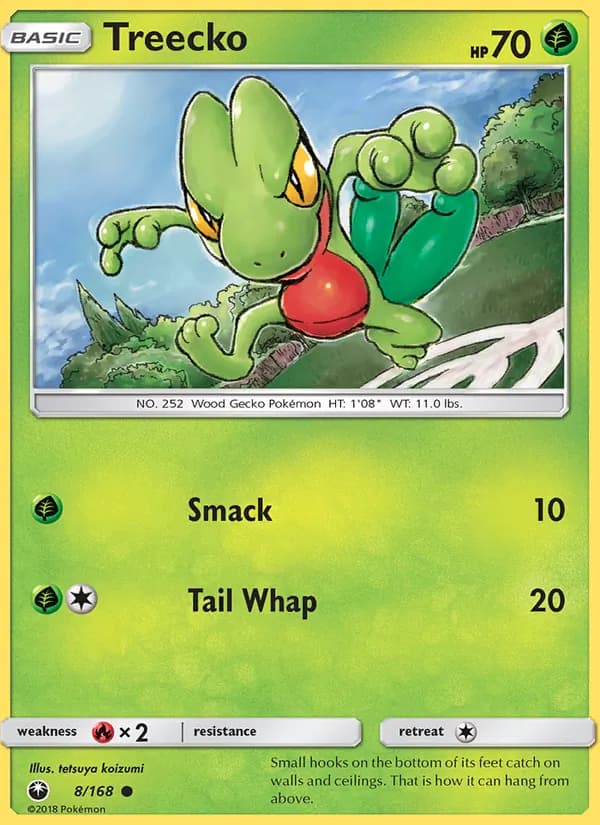Treecko, catalogue front
