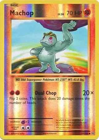 Machop, catalogue front