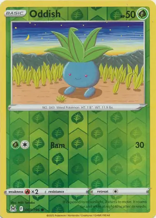 Oddish, catalogue front