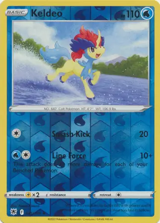 Keldeo, catalogue front