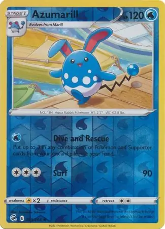 Azumarill, catalogue front