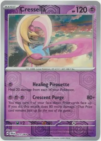 Cresselia, catalogue front
