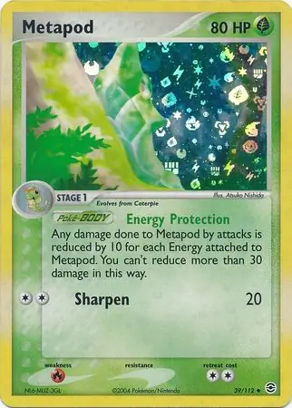 Metapod, catalogue front