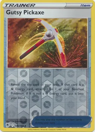 Gutsy Pickaxe, catalogue front