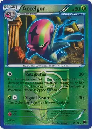 Accelgor, catalogue front