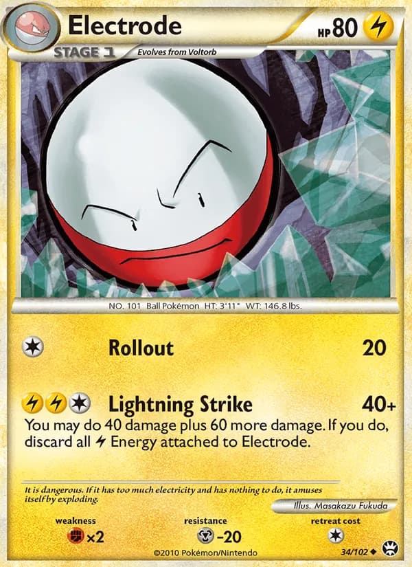 Electrode, catalogue front