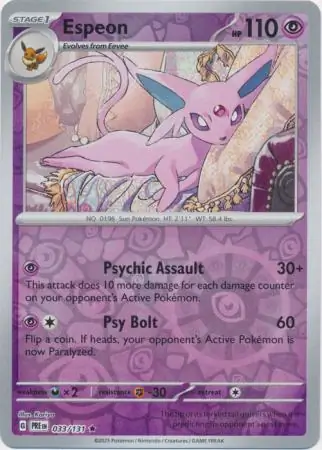 Espeon, catalogue front