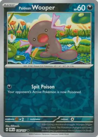Paldean Wooper, catalogue front