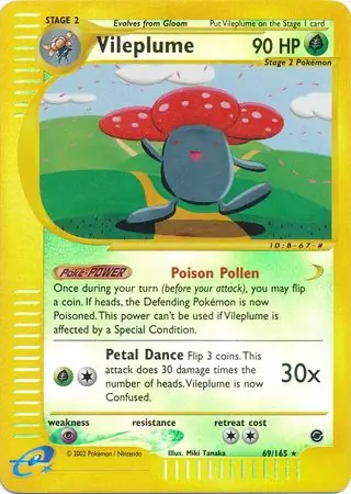 Vileplume, catalogue front