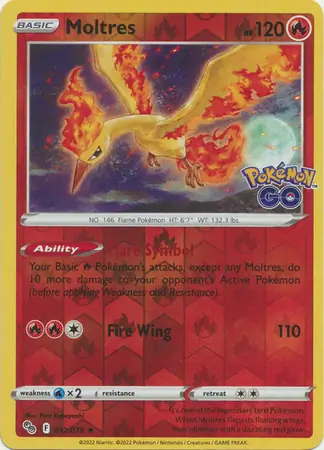 Moltres, catalogue front