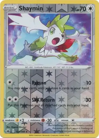 Shaymin, catalogue front