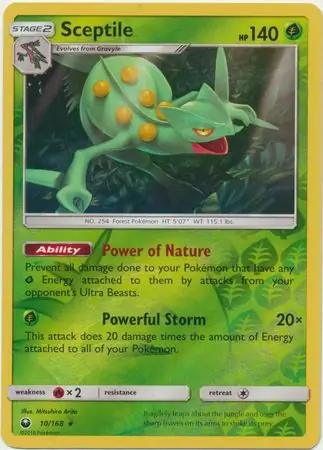 Sceptile, catalogue front