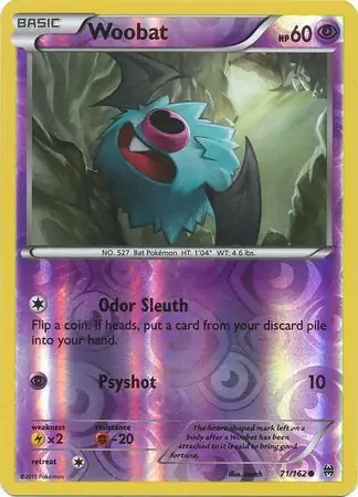 Woobat, catalogue front