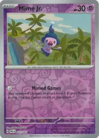 Mime Jr., catalogue front
