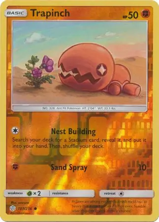 Trapinch, catalogue front