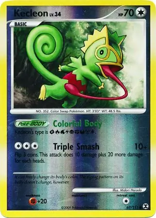 Kecleon, catalogue front