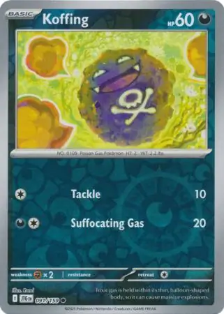 Koffing, catalogue front