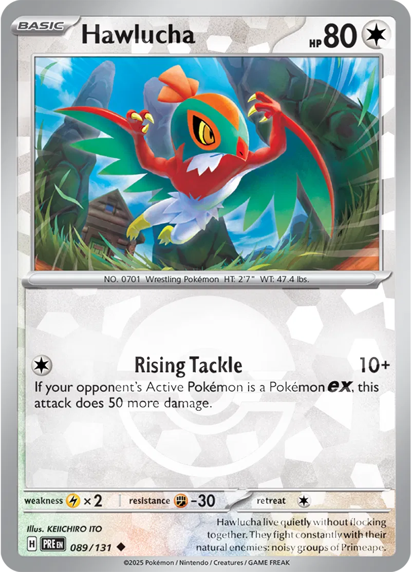 Hawlucha, catalogue front
