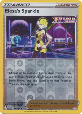 Elesa's Sparkle, catalogue front