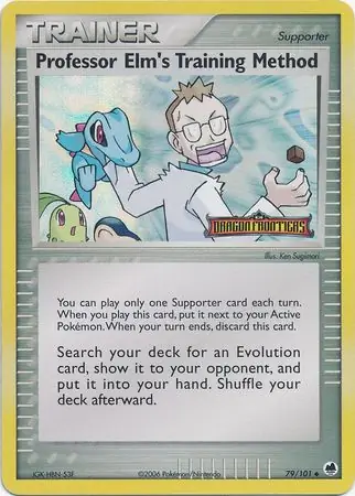 Professor Elm's Training Method, catalogue front