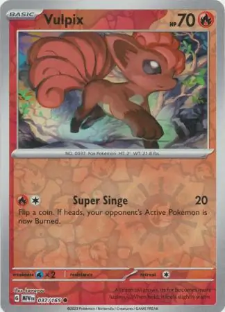 Vulpix, catalogue front