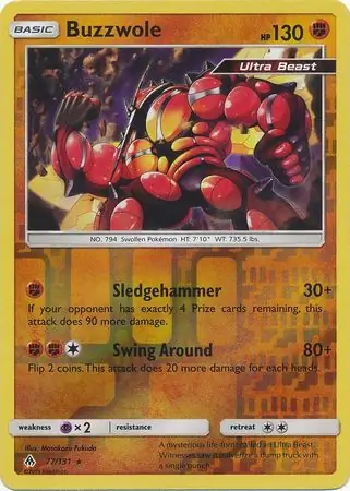 Buzzwole, catalogue front