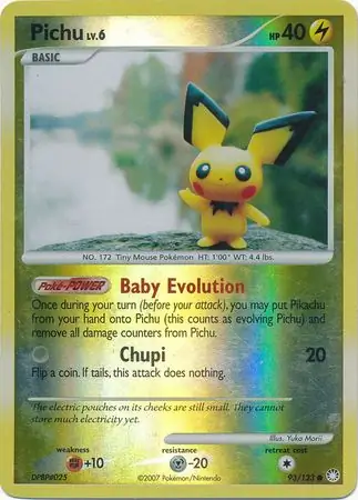 Pichu, catalogue front