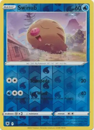 Swinub, catalogue front