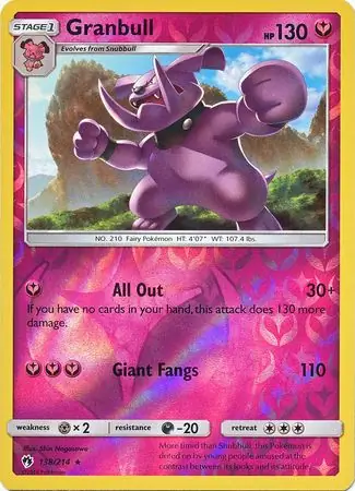 Granbull, catalogue front