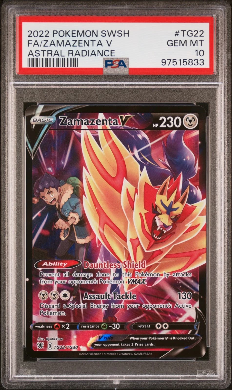 Zamazenta V #TG22 (Astral Radiance)