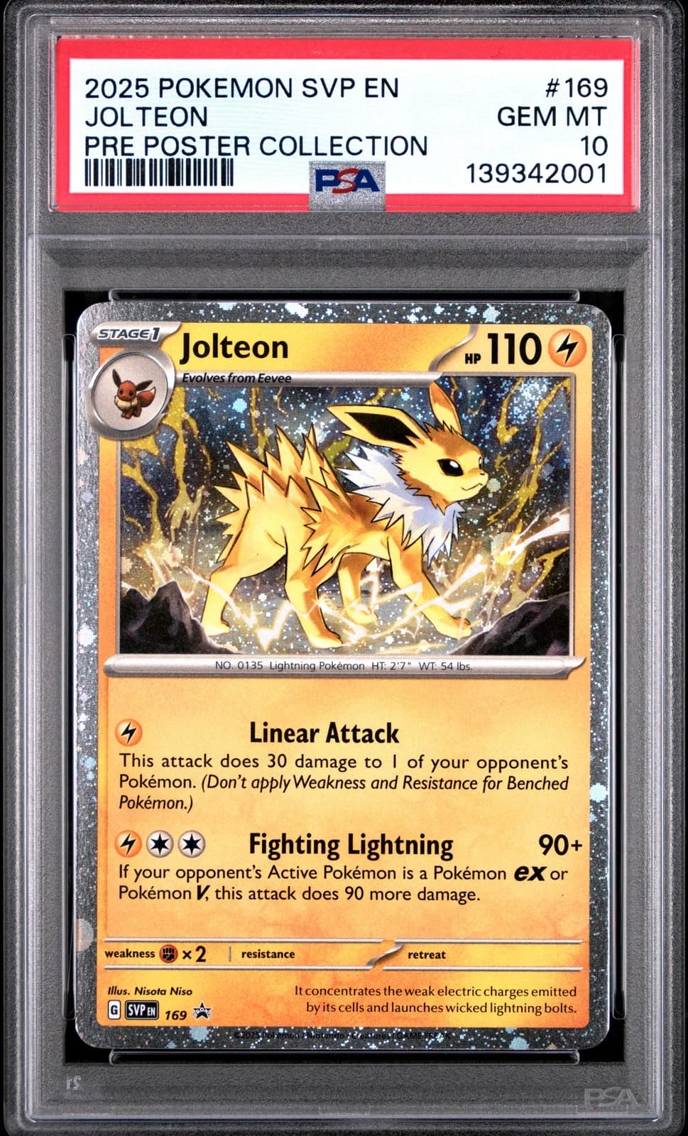 Jolteon #169 (Black Star Promo)