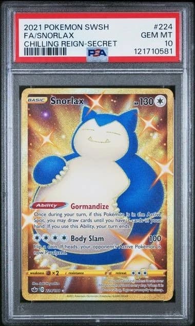 Snorlax #224 (Chilling Reign Secret)