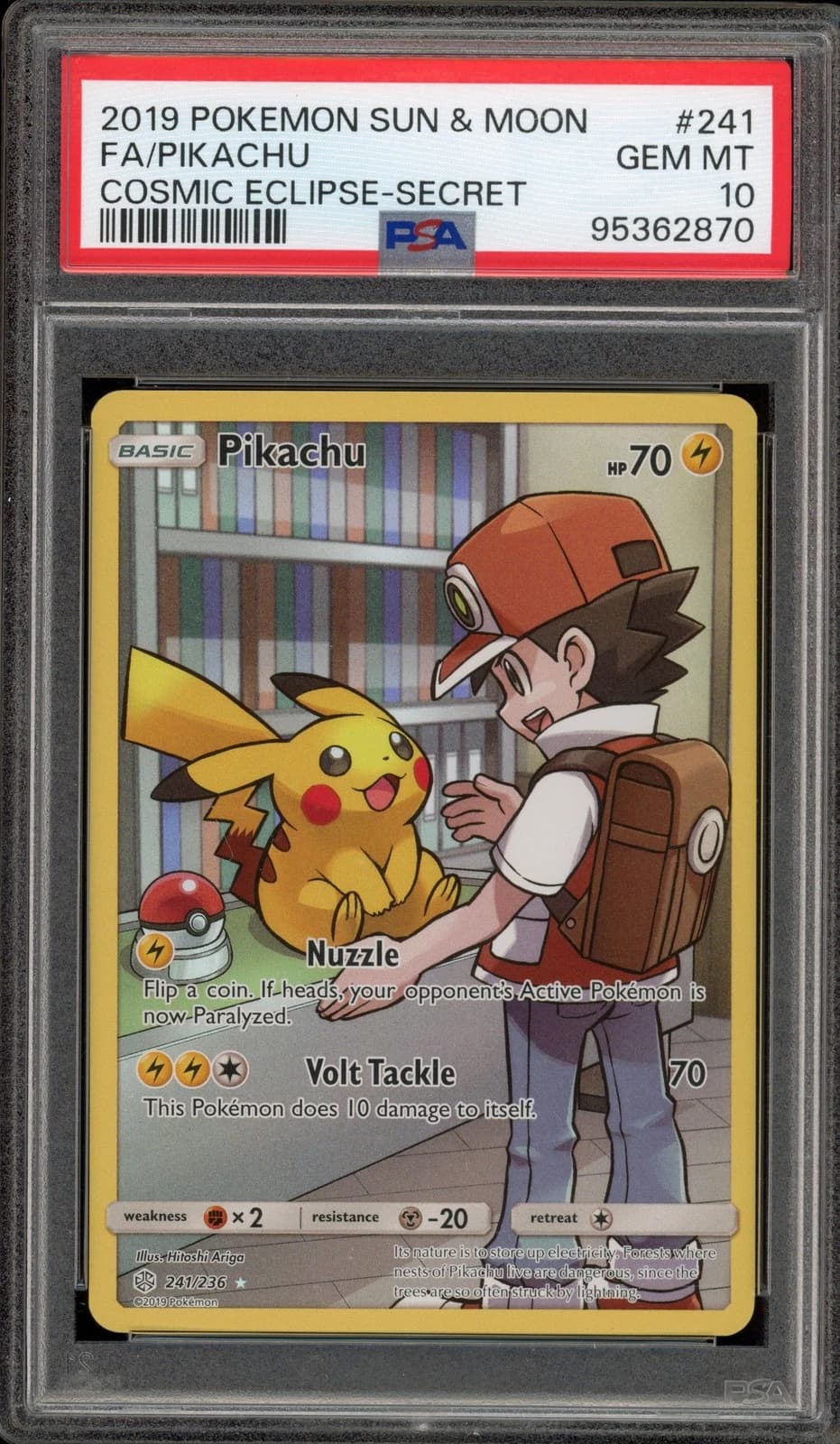 Pikachu #241 (Cosmic Eclipse Secret)