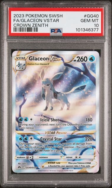 Glaceon VSTAR #GG40 (Crown Zenith)