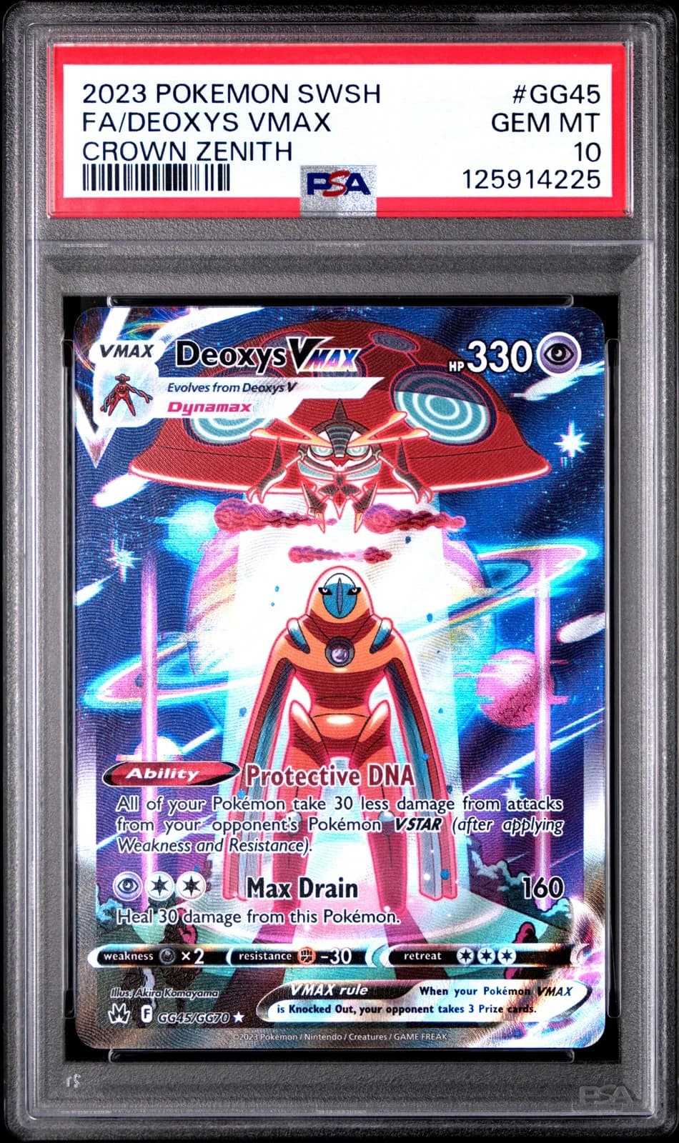 Deoxys VMAX #GG45 (Crown Zenith)