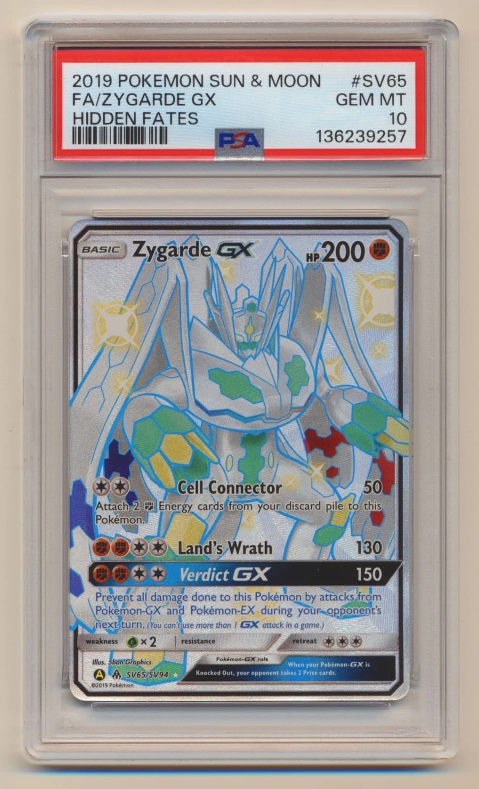 Zygarde GX #SV65 (Hidden Fates)