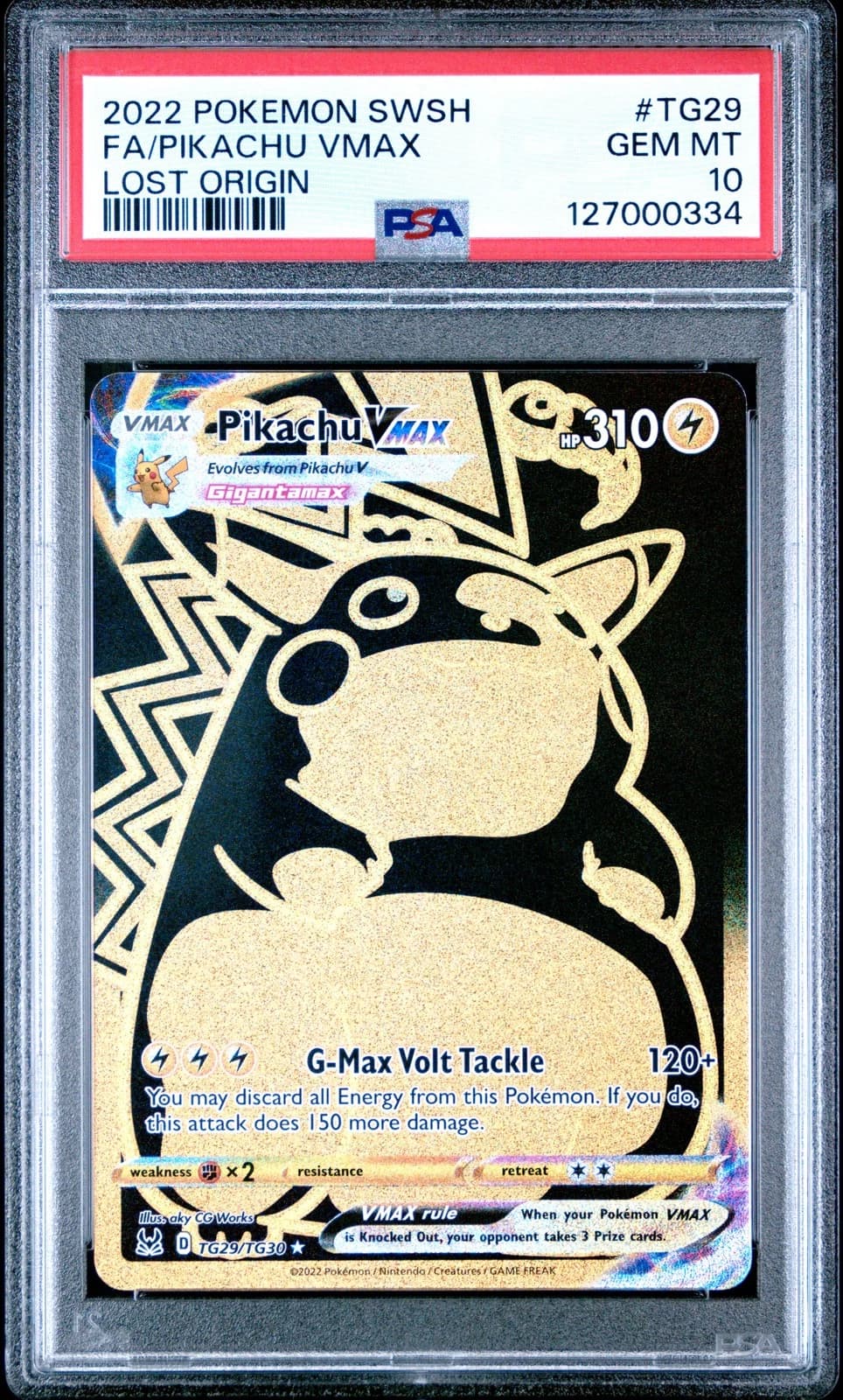 Pikachu VMAX #TG29 (Lost Origin)